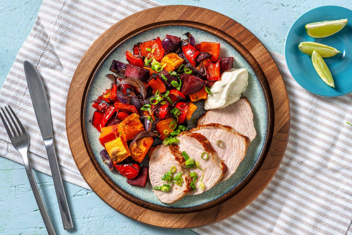 Ovnstegt svinemørbrad