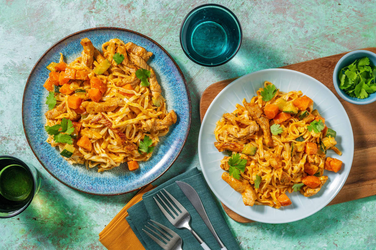 Thailandsk svinekødswok