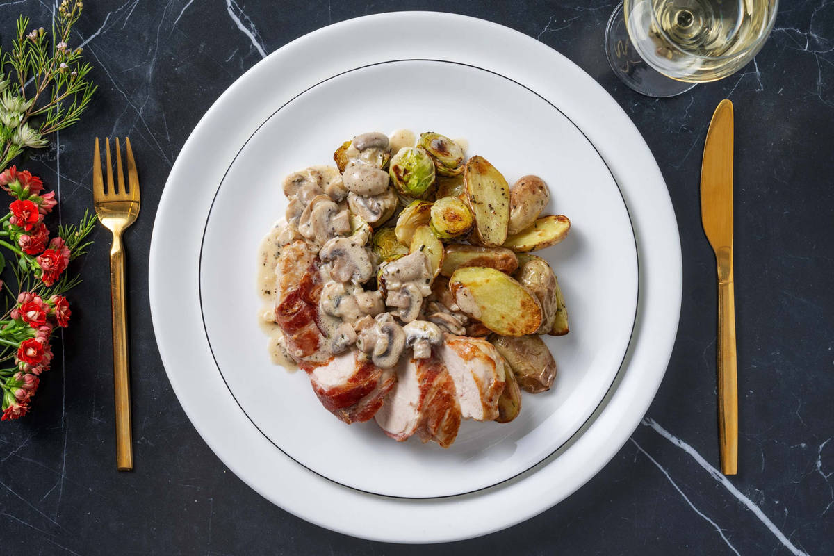 Roulés de poulet au lard & comté