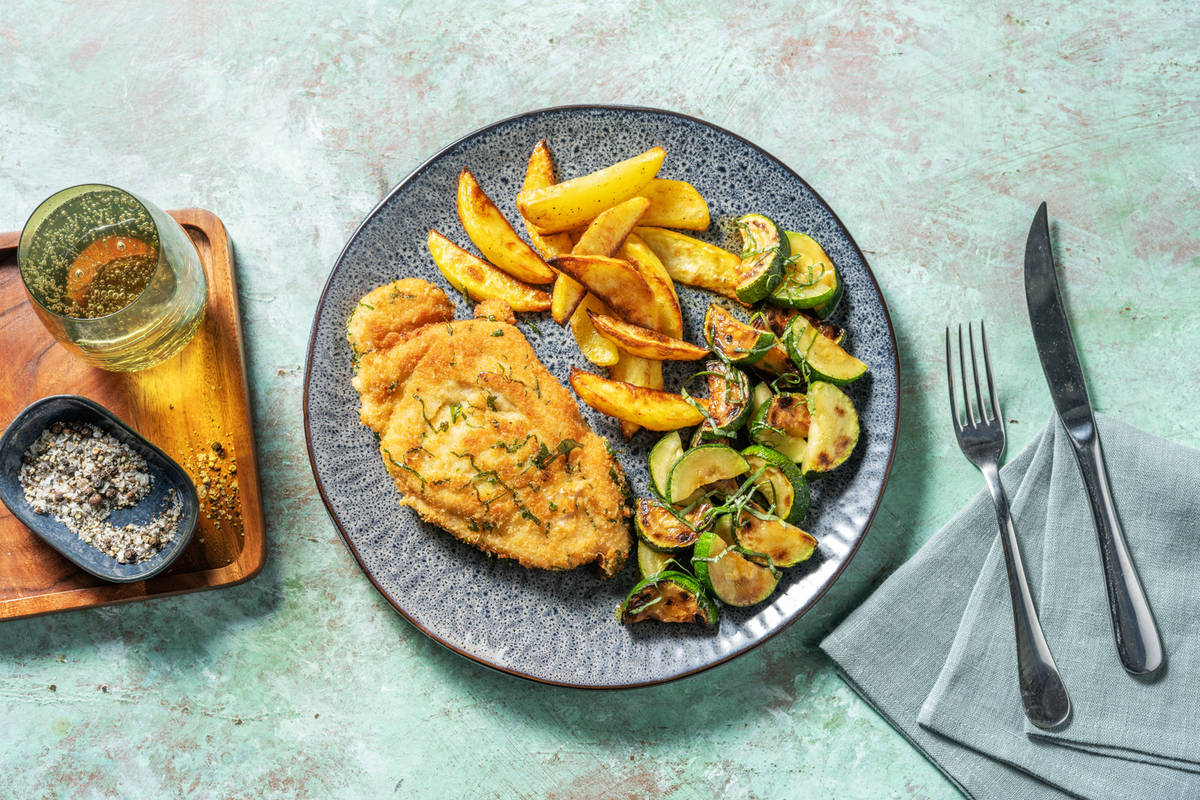 Cotoletta di pollo fritta alla palermitana