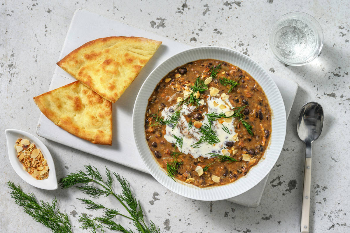 Rajma makhani - fagioli neri all'indiana