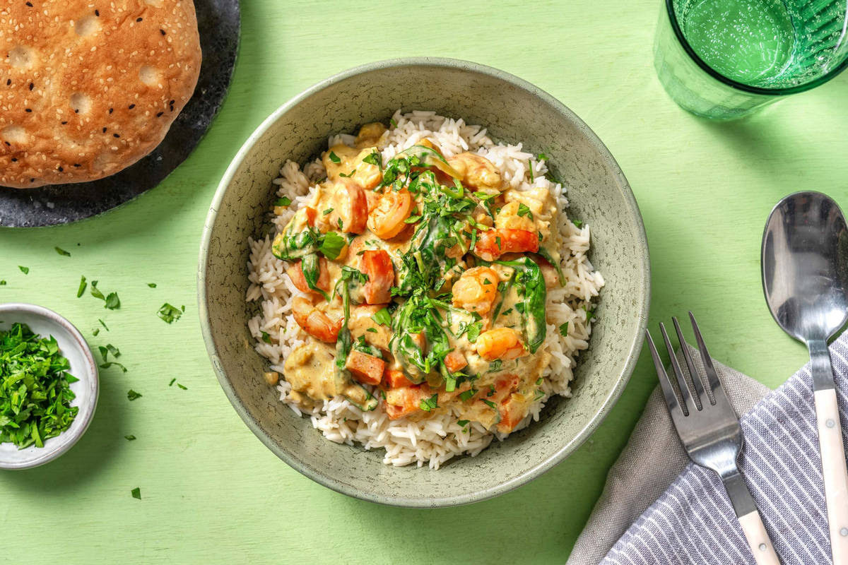 Indisk räkcurry
