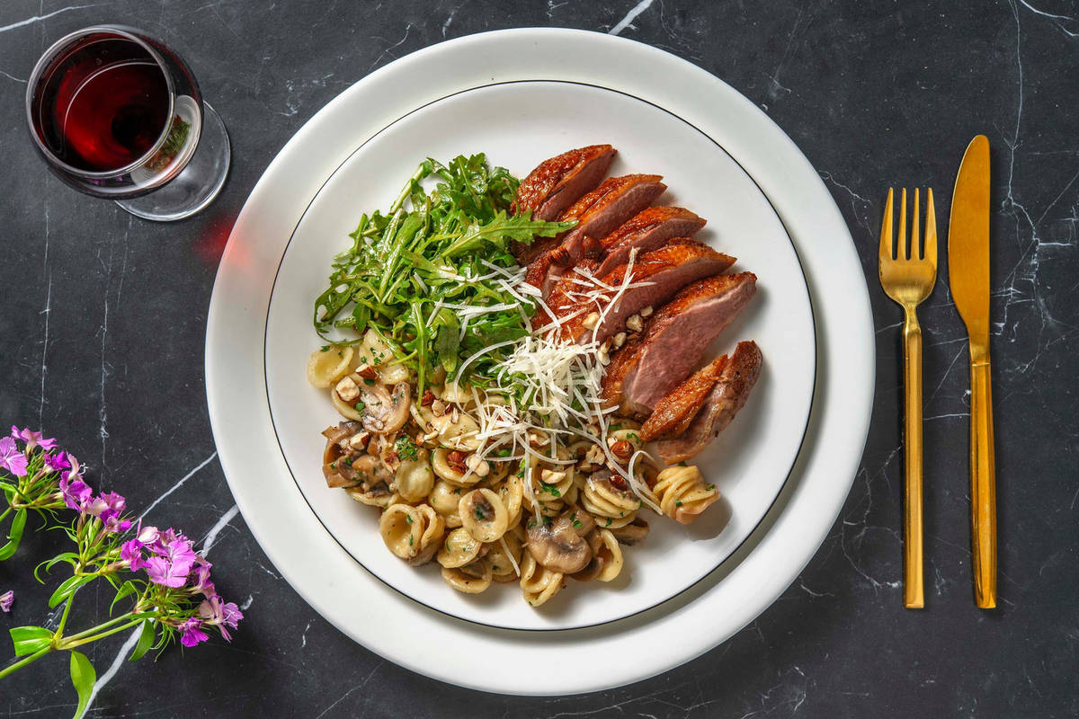 Filet de canard & orecchiette