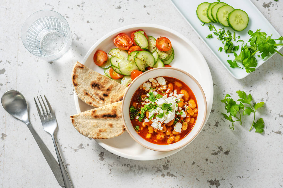 Haricots à la grecque façon gigantes plaki