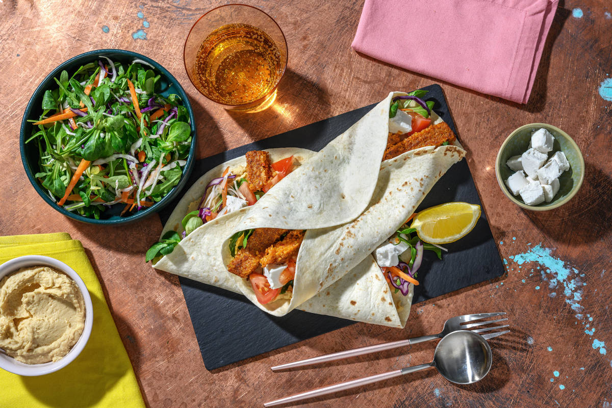Wraps aux galettes quinoa-tomates