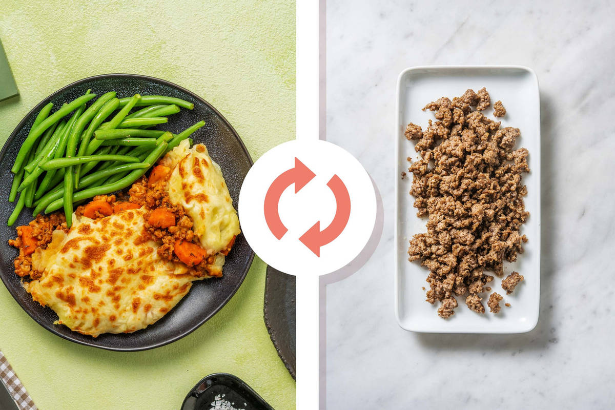 Beef and Cheesy Mash Pie