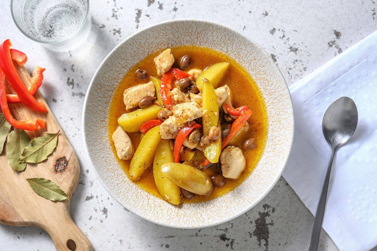Mijoté de poulet à la méditerranéenne