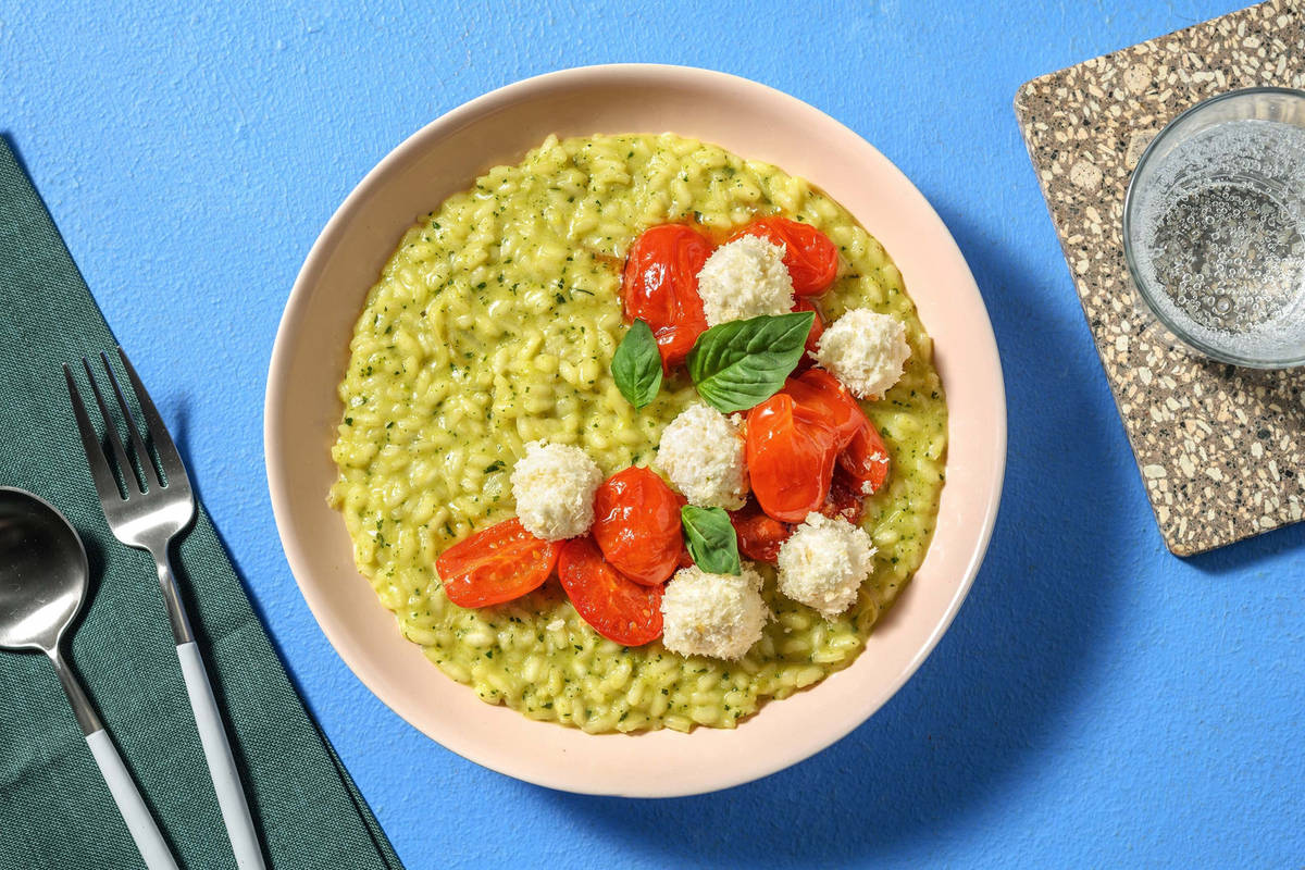 Risotto alla crema di zucchine