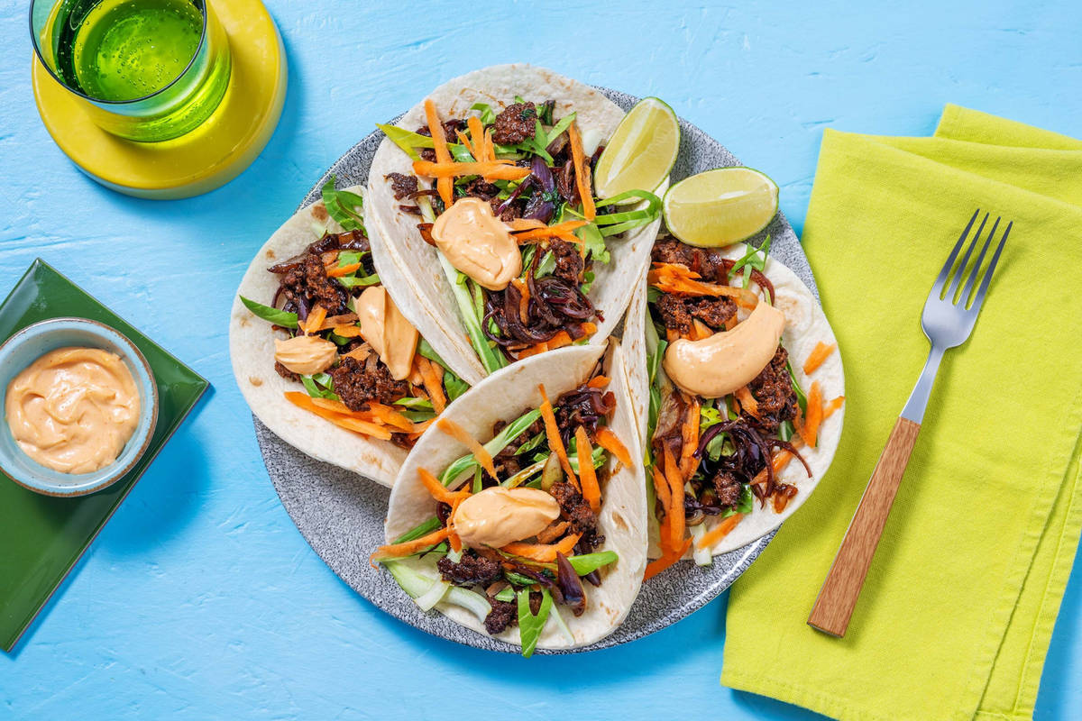 Asiatiska vegotacos
