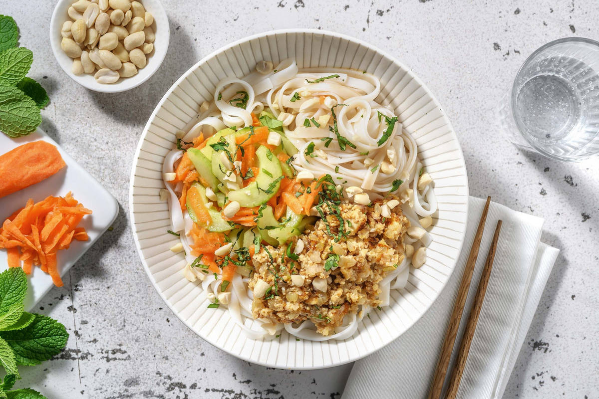 Bò Bún végétarien au tofu sauté