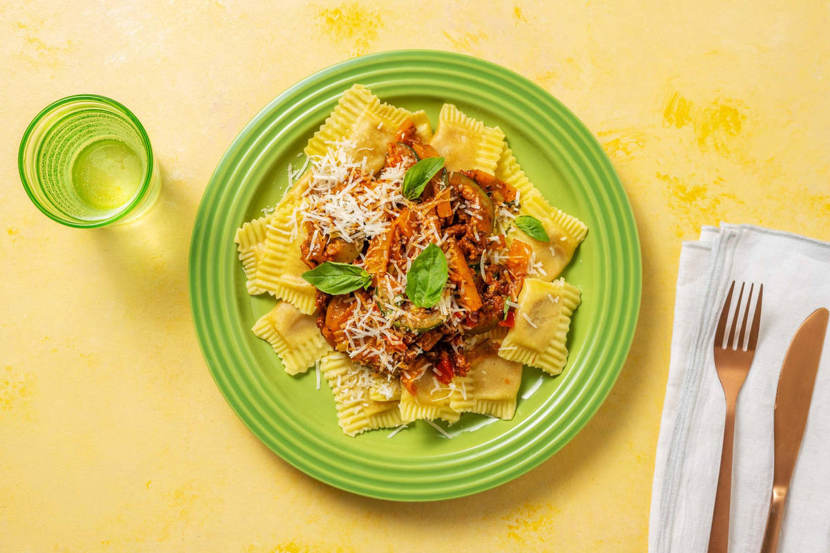 Ravioli farcis aux fèves