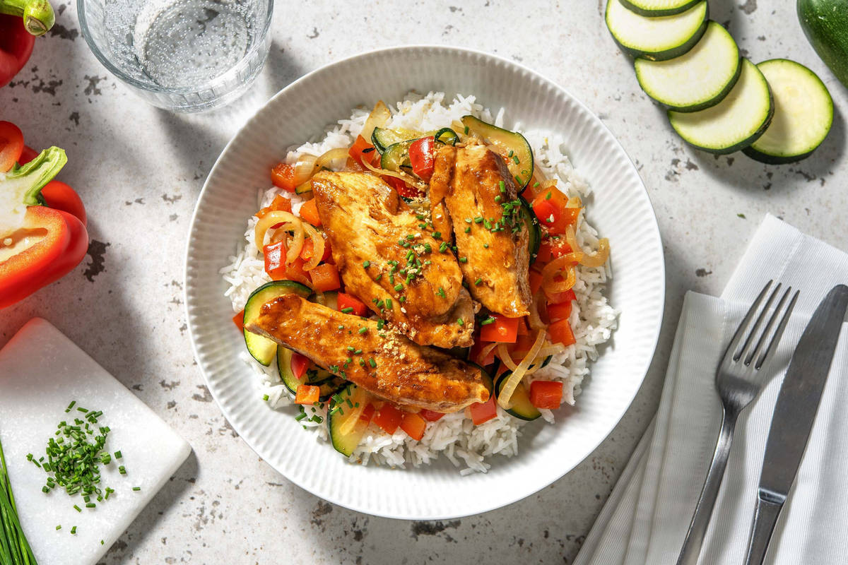 Aiguillettes de poulet façon teriyaki