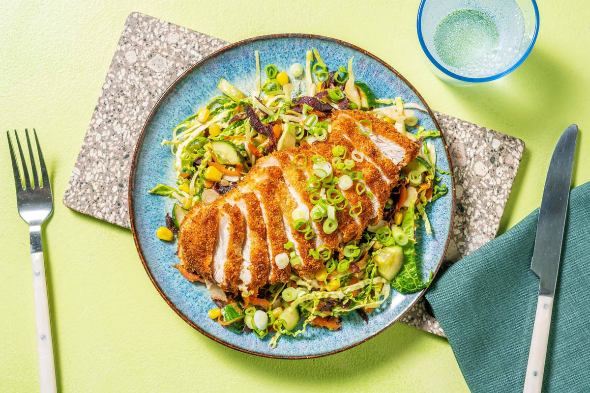 Pankopaneret svineschnitzel