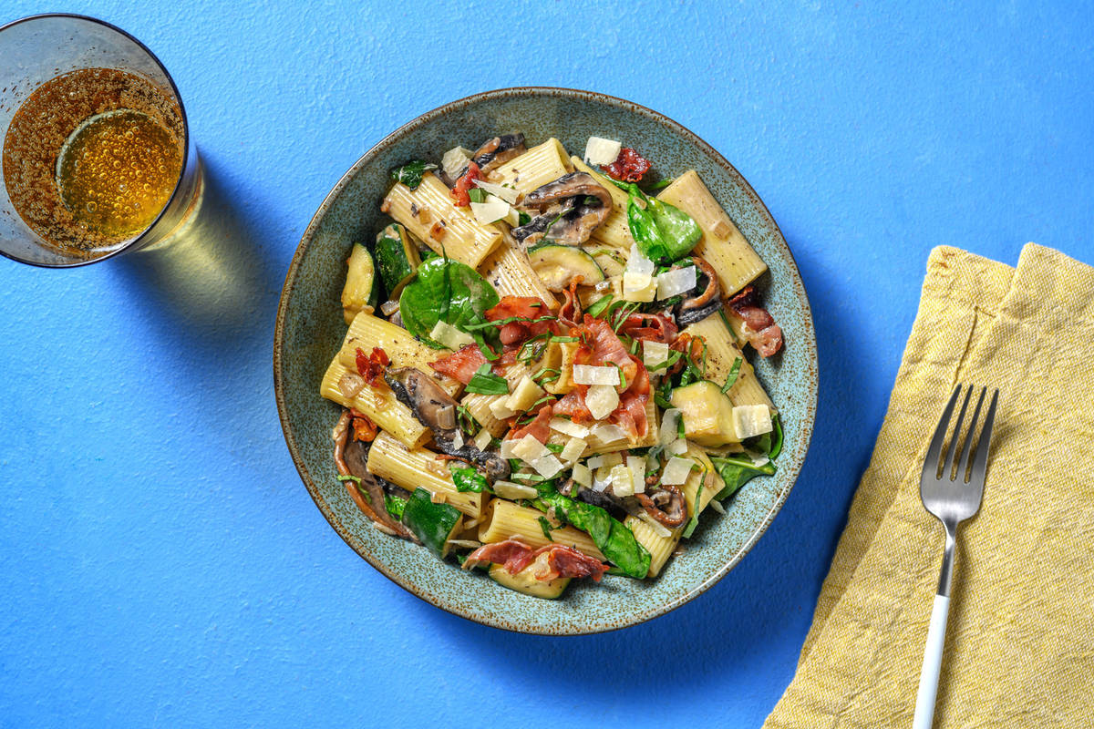 Krämig prosciuttopasta