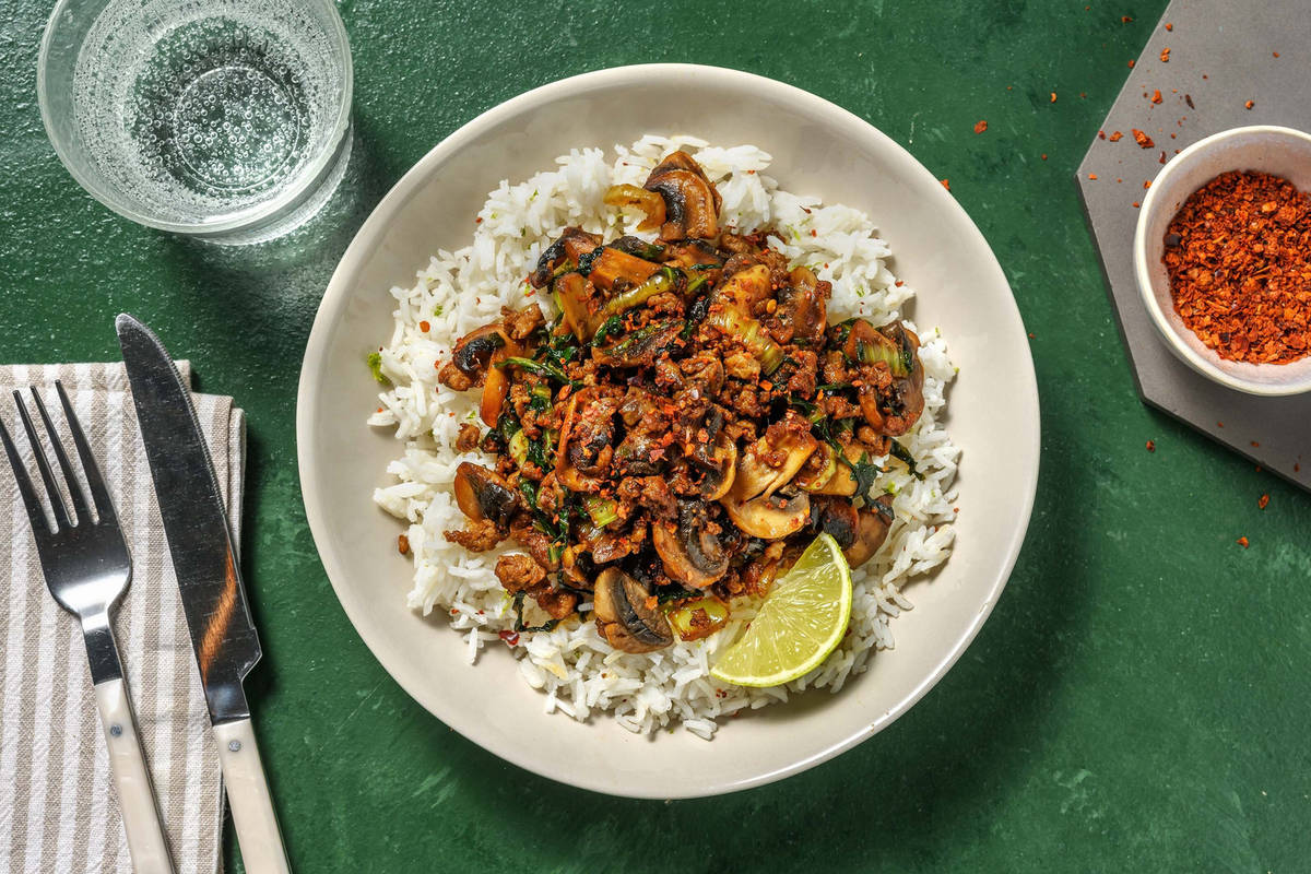 Fragrant Pork and Mushroom Stir-Fry 