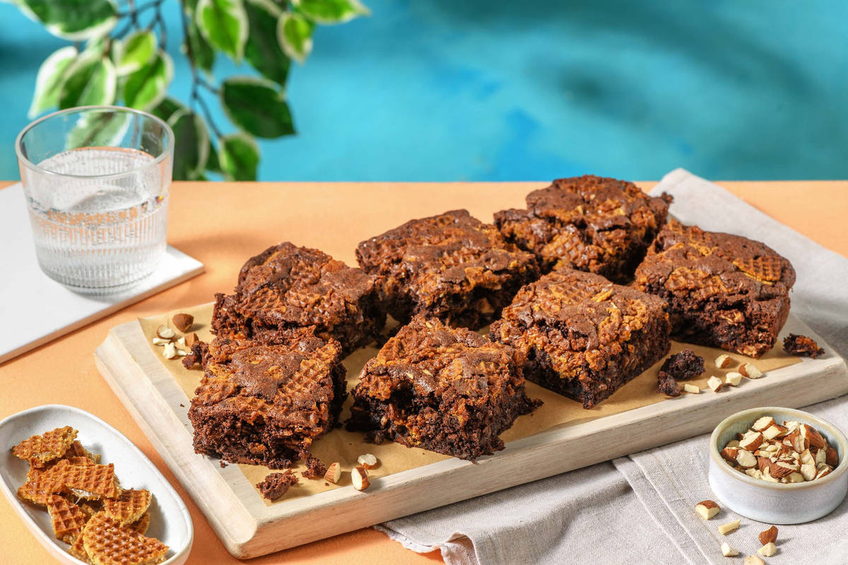 Box Pâtisserie | Brownies aux éclats de gaufre au sirop