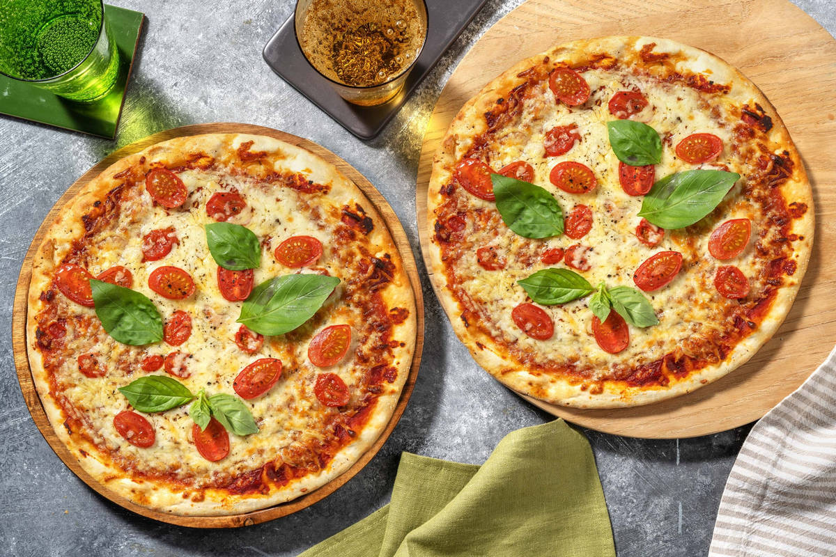 Pizza margherita deluxe - Dubbele portie