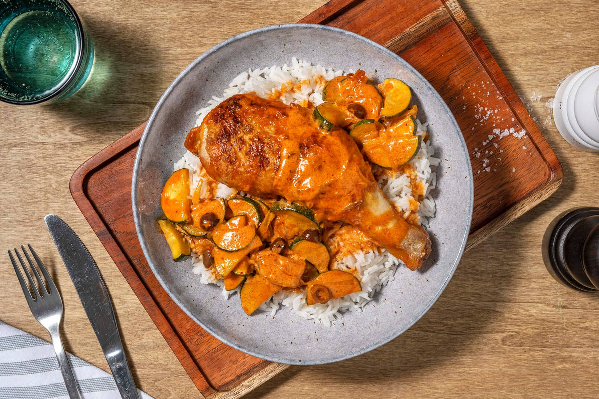 Poulet au paprika à la hongroise