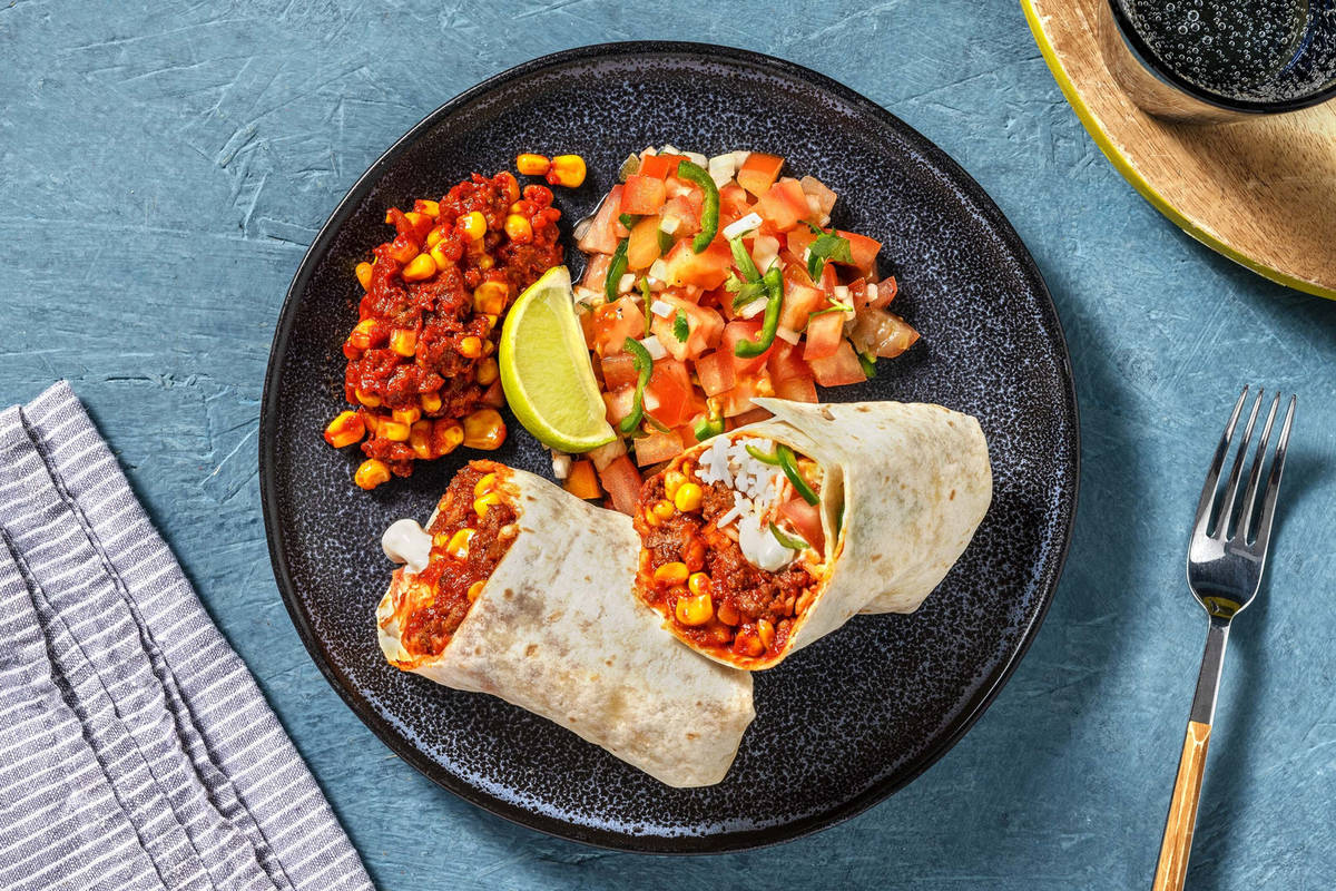 Vegetarisk burrito