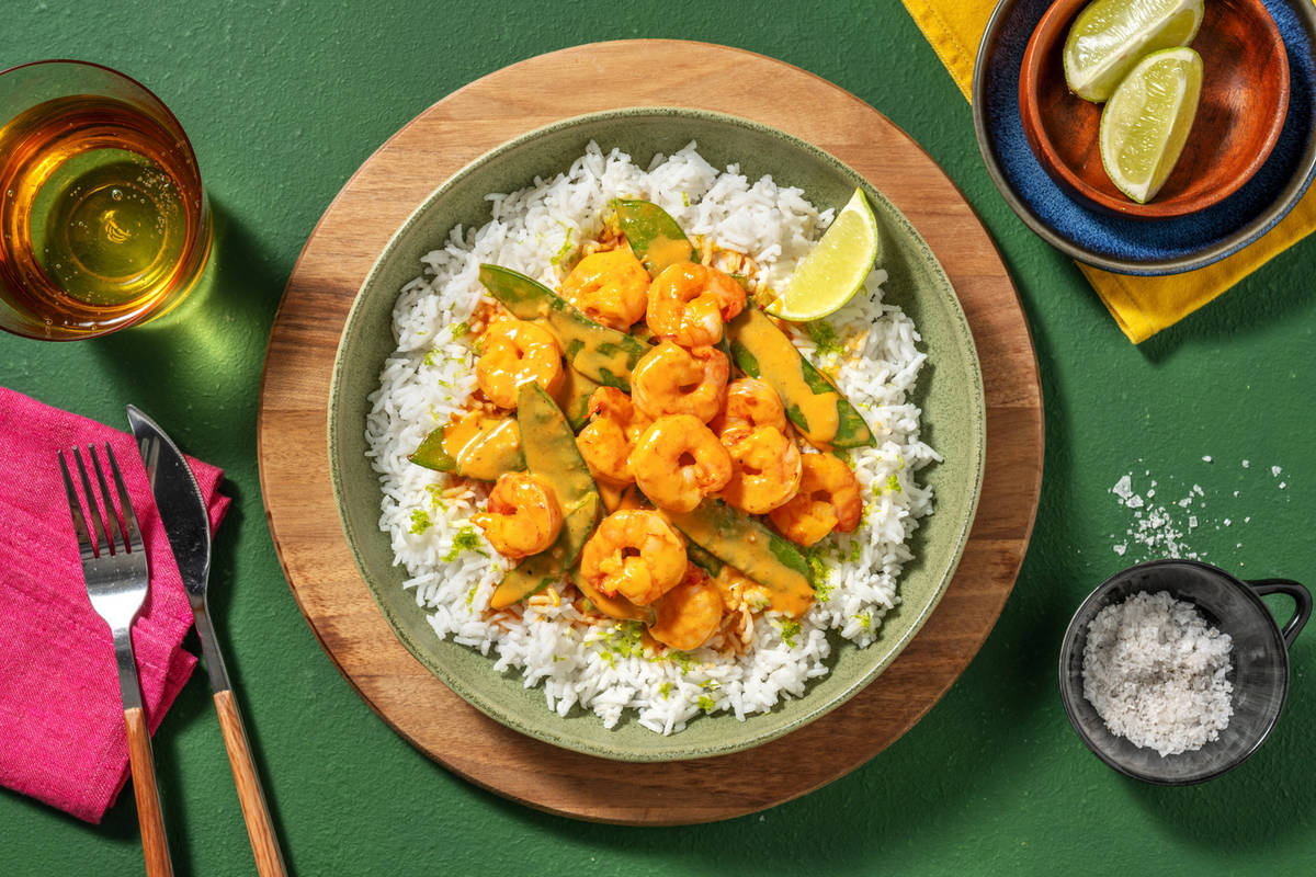 Ultimate Red Thai Style King Prawn Curry