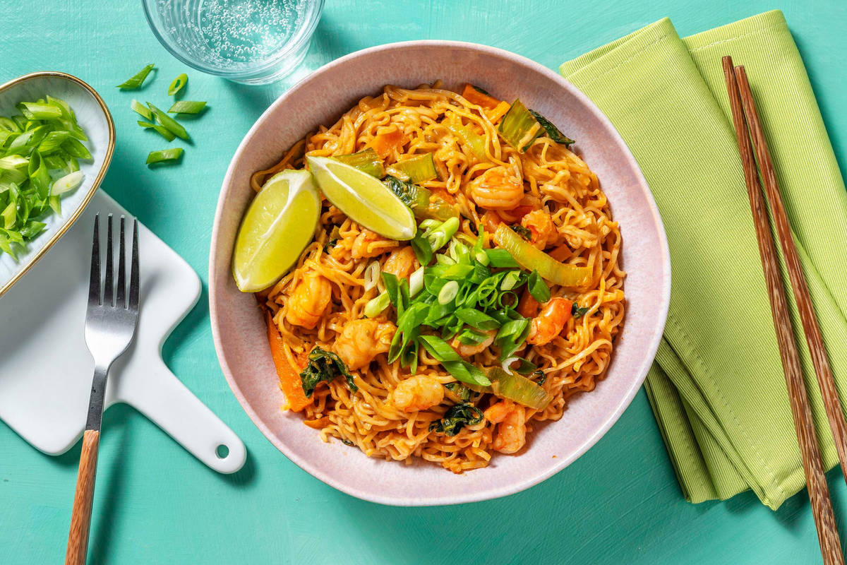 Mild shrimp red curry 