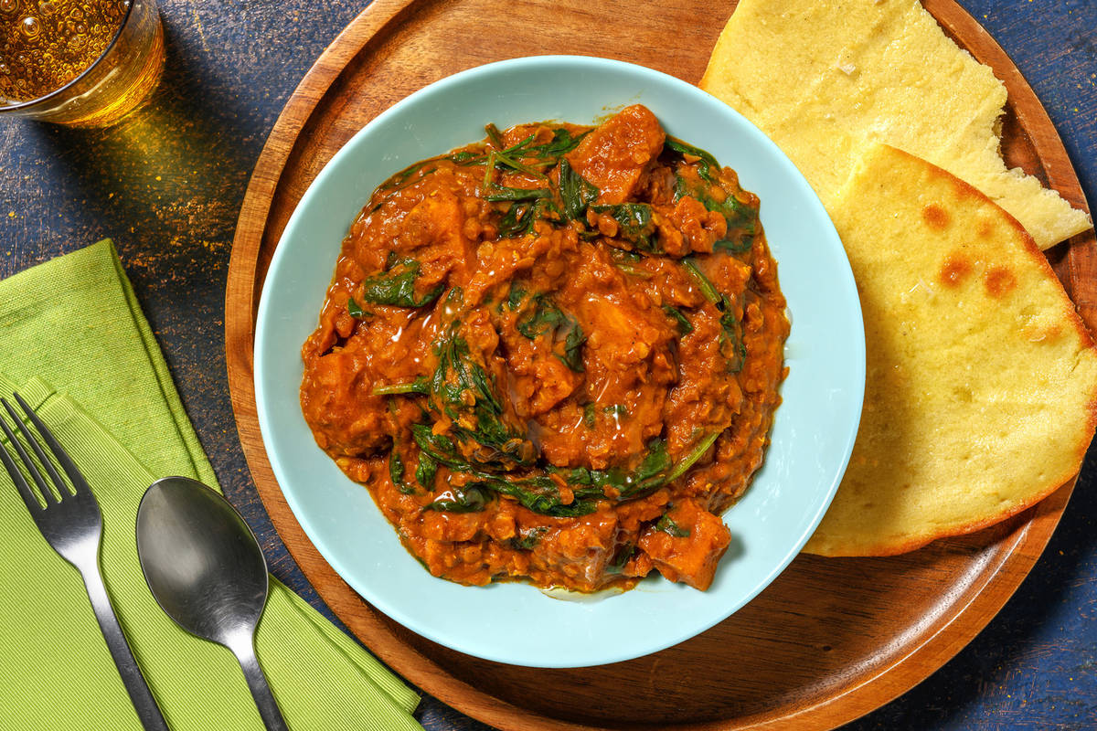 Sweet Potato Coconut Dal