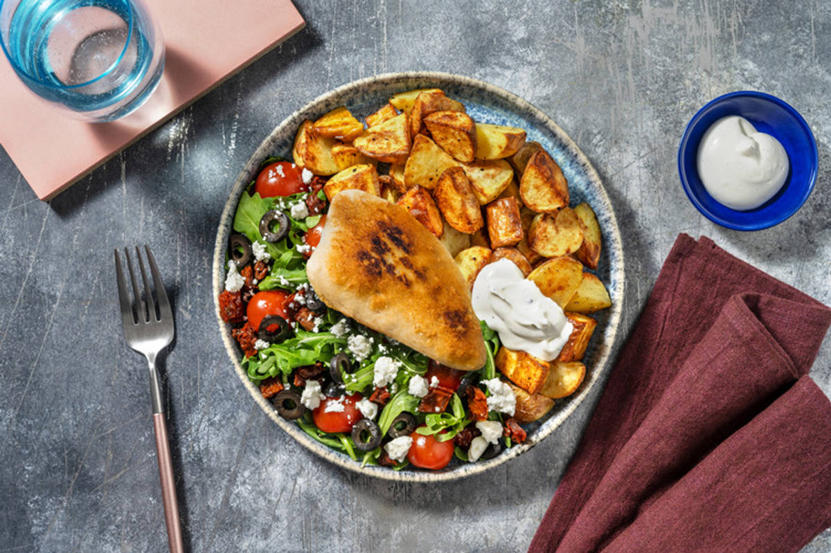 Spanische Patatas Bravas mit extra Chick-Eria