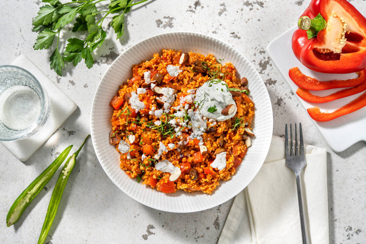 Boulgour fraîcheur façon pilaf à la libanaise