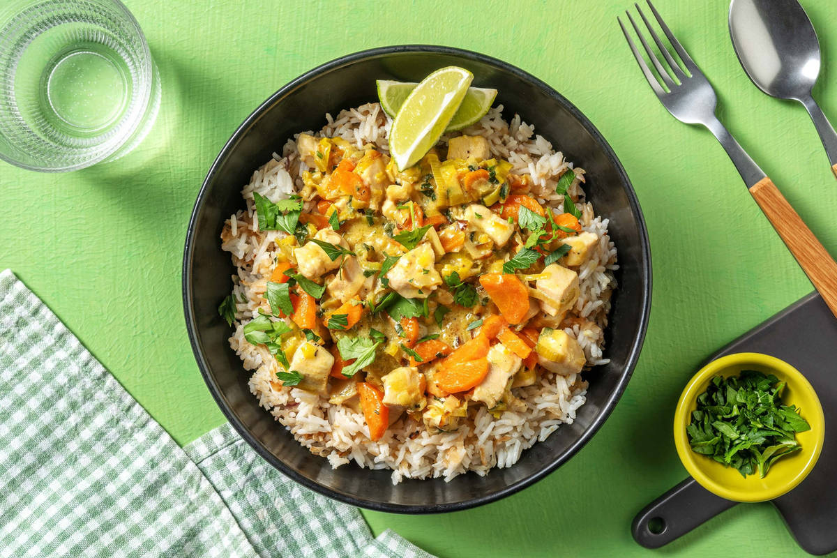 Blanquette de poulet & riz pilaf