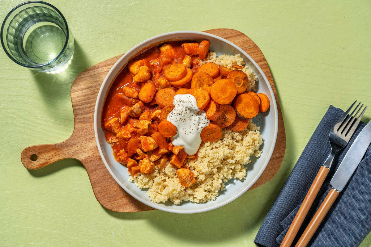 Middle Eastern Style Chicken and Apricot Stew