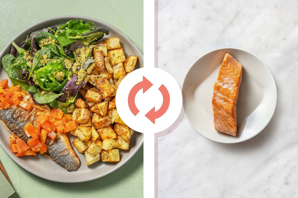 Pan-Seared Salmon and Warm Tomato Salsa