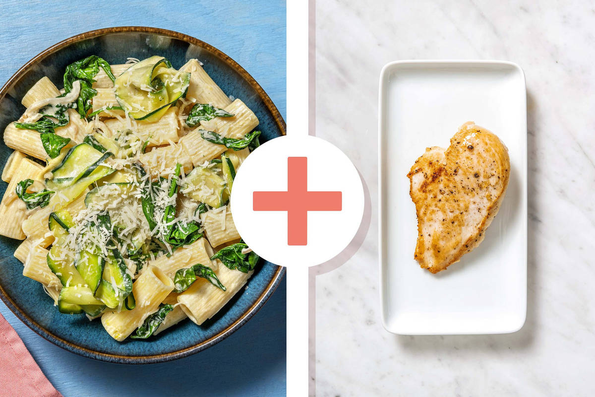 Creamy Rigatoni with Chicken Breast