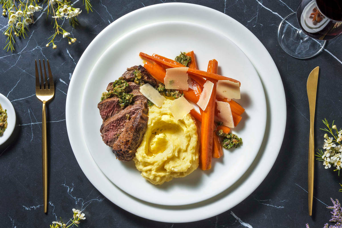 Pavé de bœuf & salsa verde à l'italienne