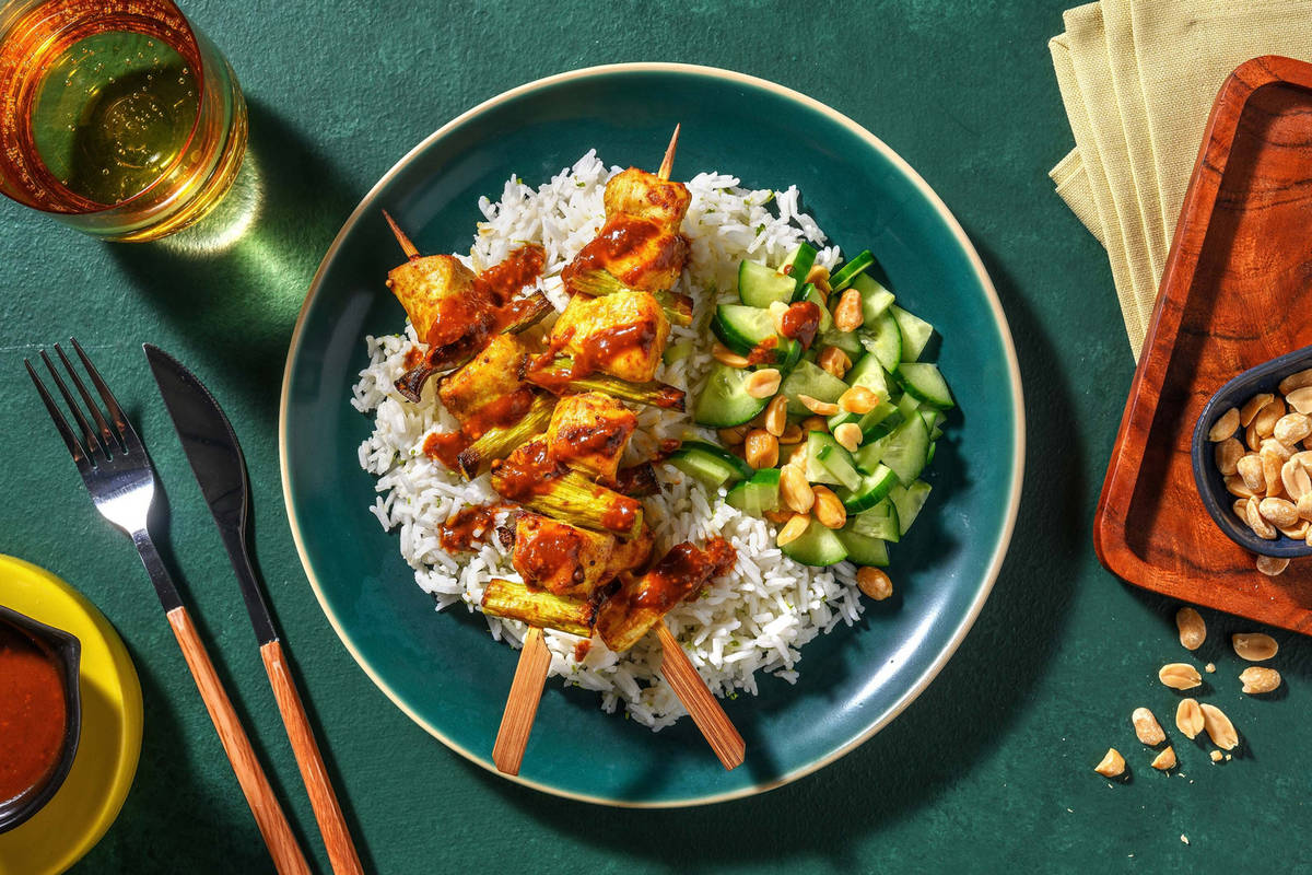 Ultimate Chicken Satay Skewers