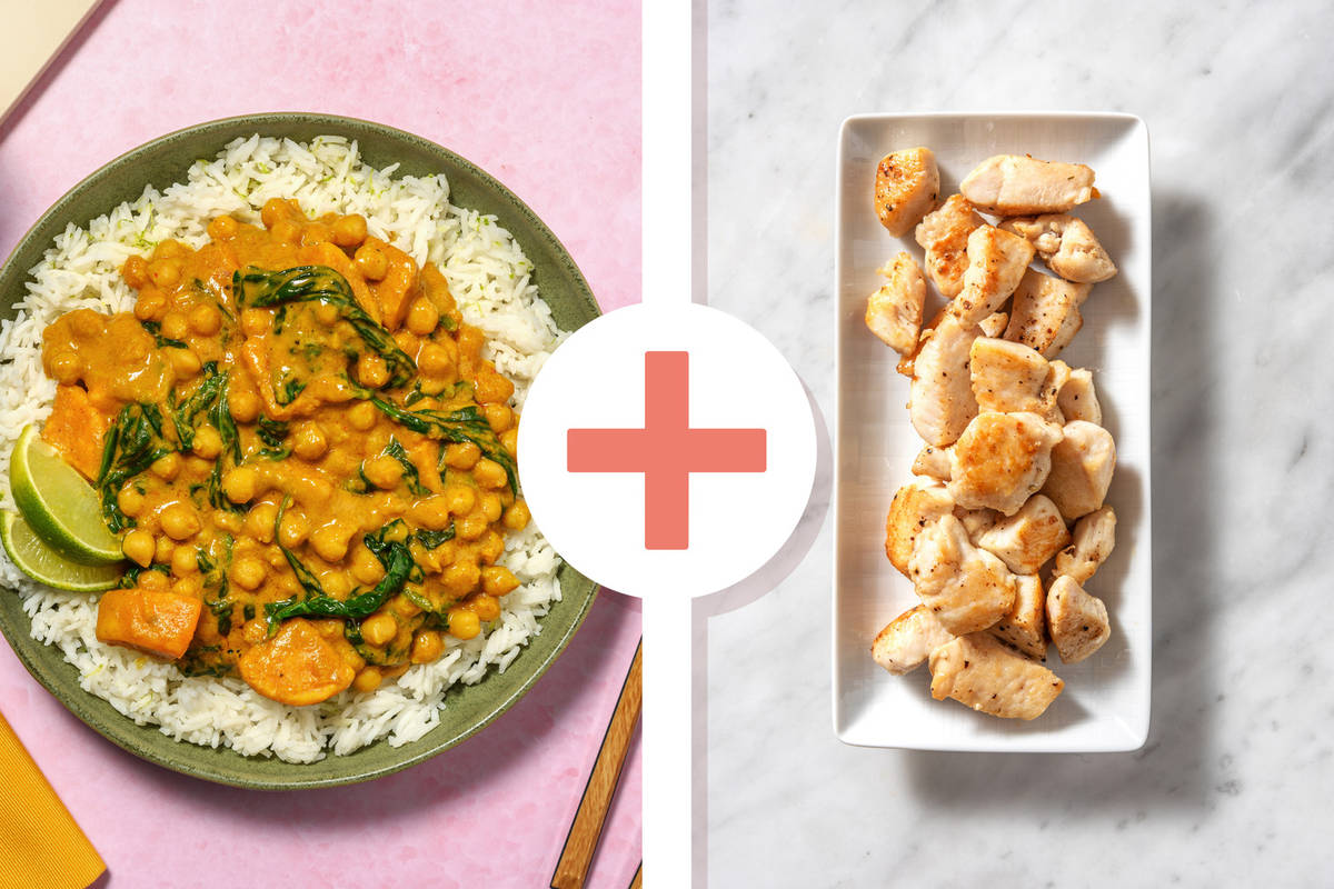 South East Asian Inspired Chicken Breast and Chickpea Curry