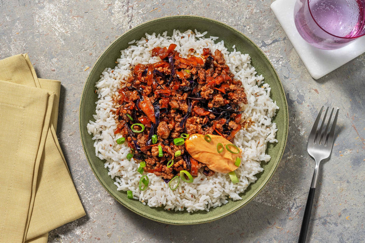 Hoisinstekt kjøttdeig