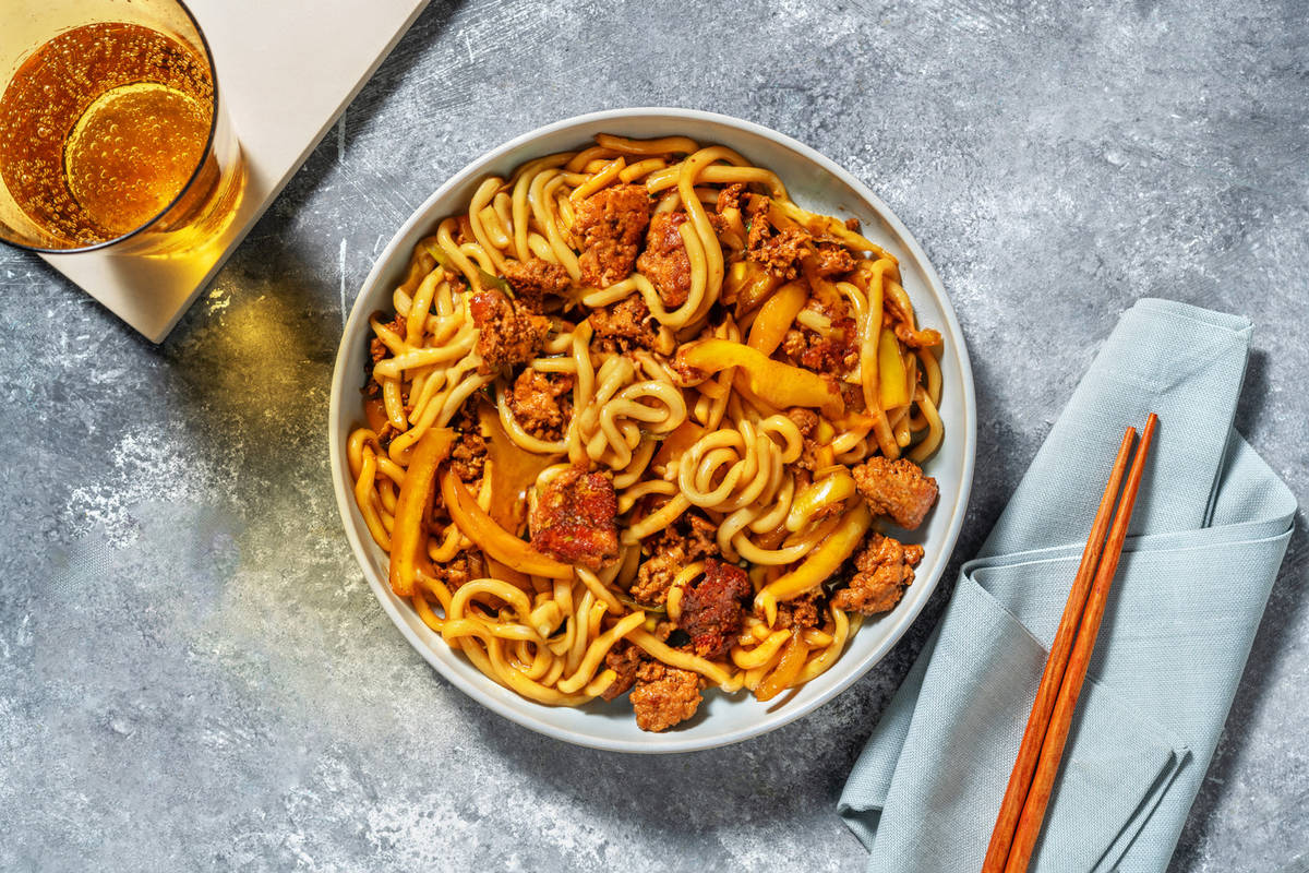 Thai Spiced Turkey Noodles