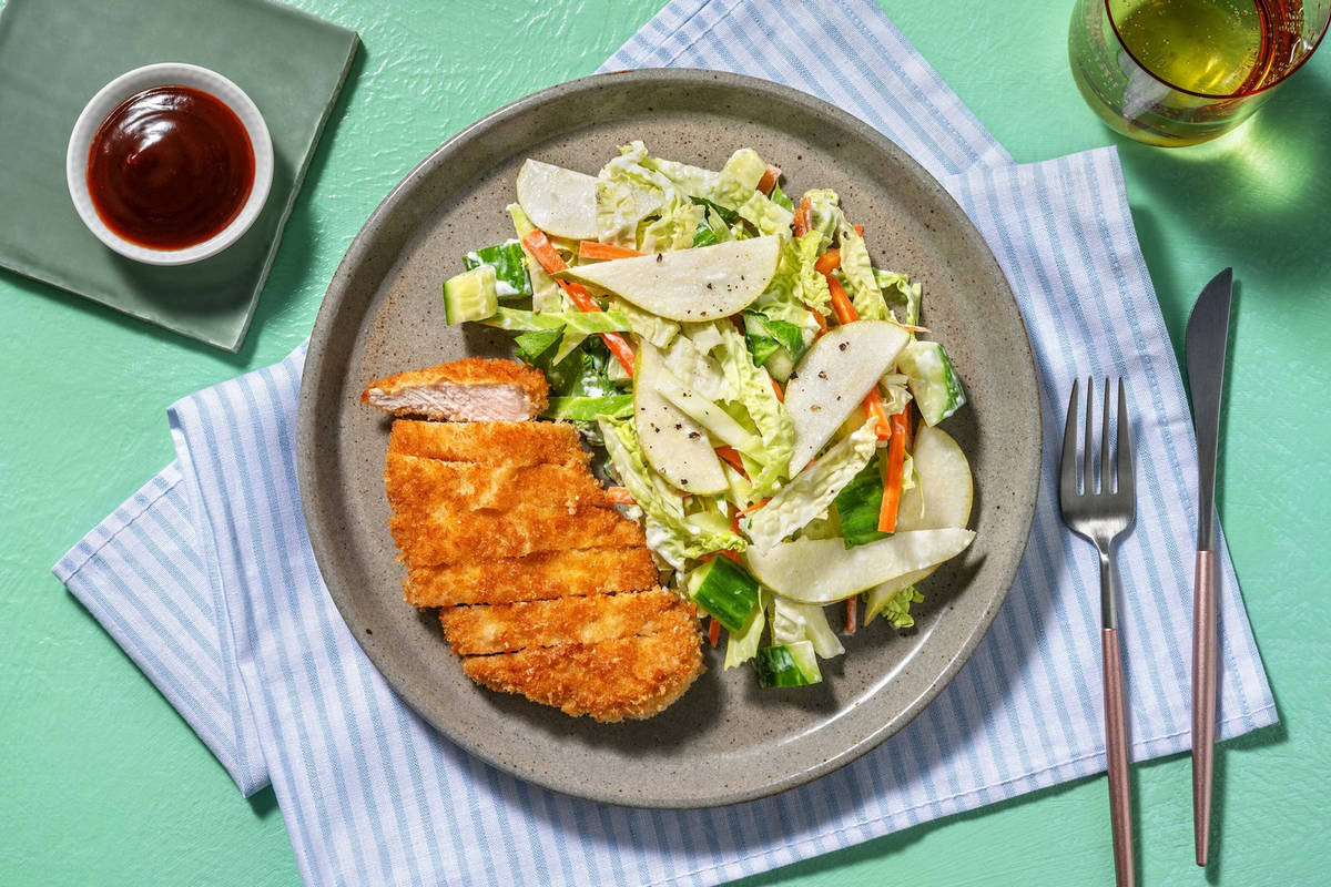 Ostepanert schnitzel