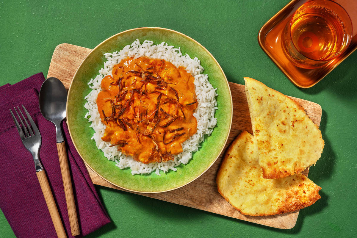 Ultimate Butter Chicken and Buttery Naan 