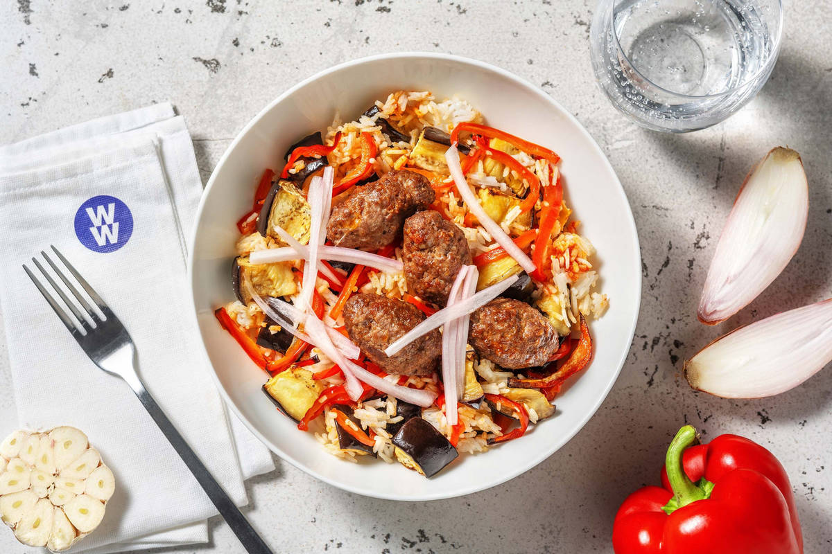 Baharat Spiced Beef Koftas
