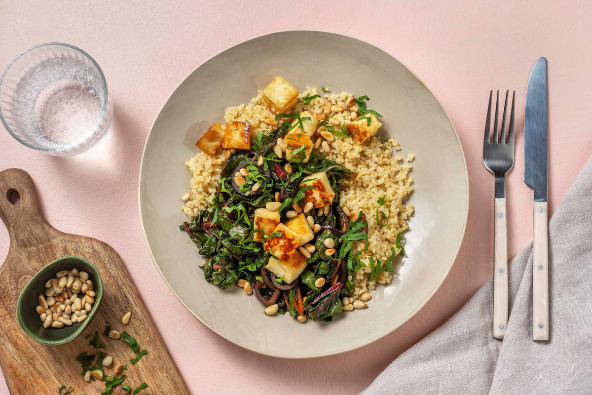 Bulgur con formaggio stile Cipro al miele