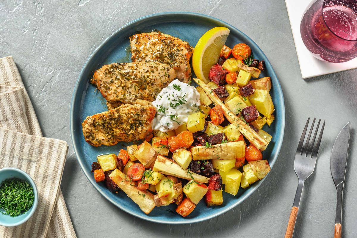 Citronstegt svinekamfilet