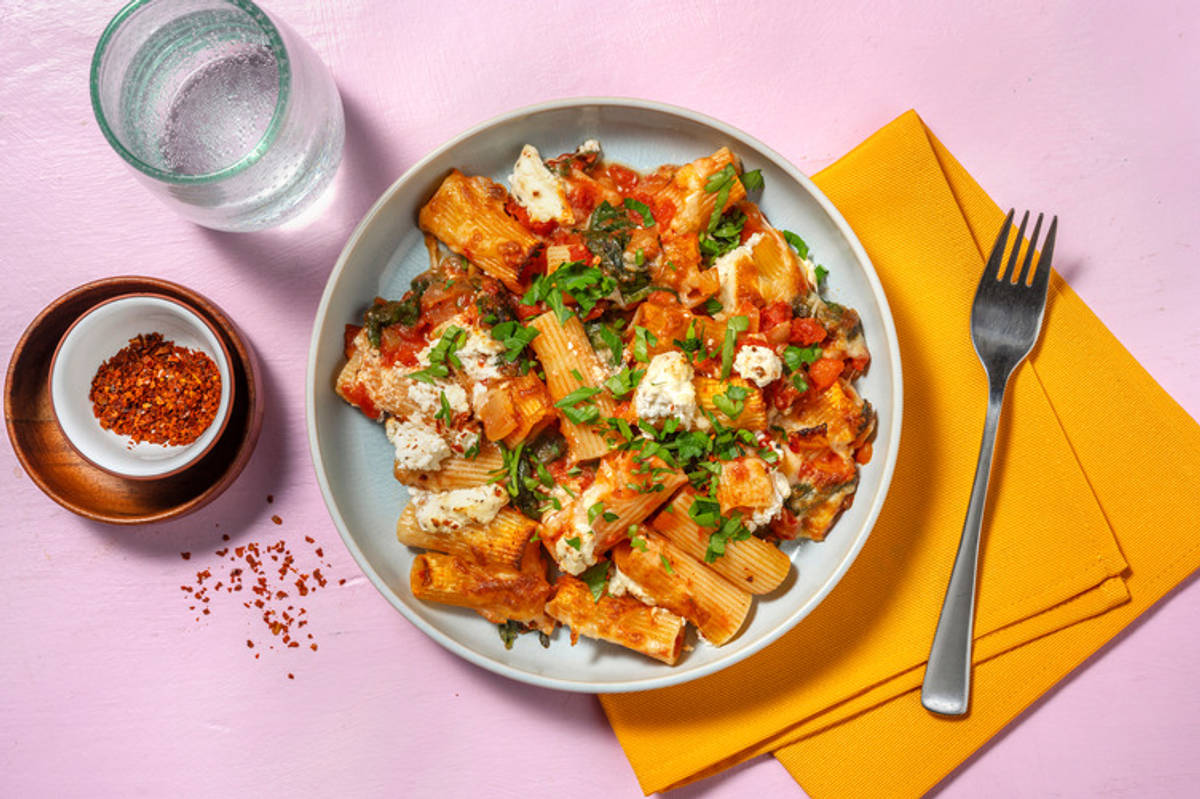 Ricotta Rigatoni Al Forno