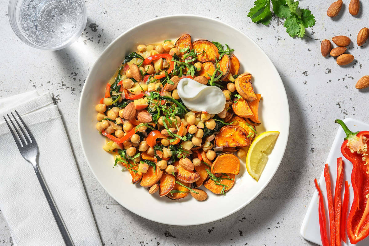 Bowl de légumes assaisonné à l'orientale