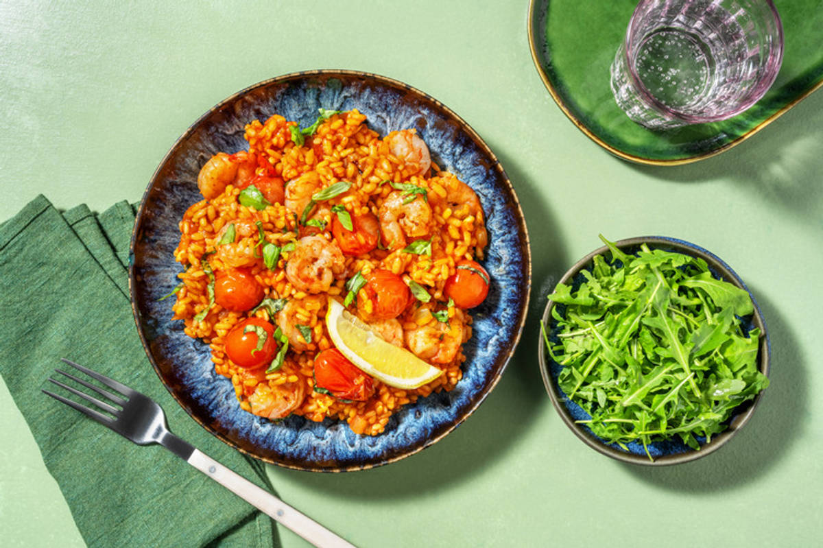 Tomato and Prawn Risotto