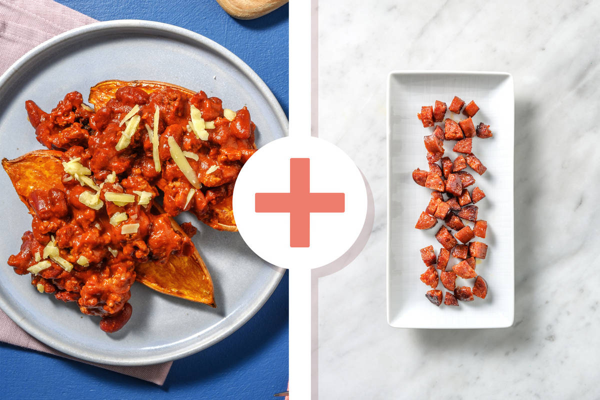 Loaded Sweet Potato Chorizo Jacky-P