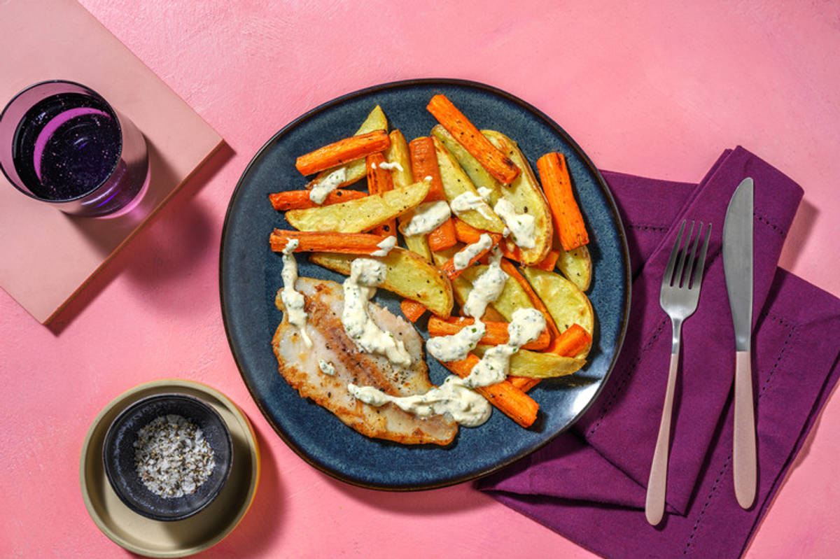 Haddock in Herby Yoghurt Sauce