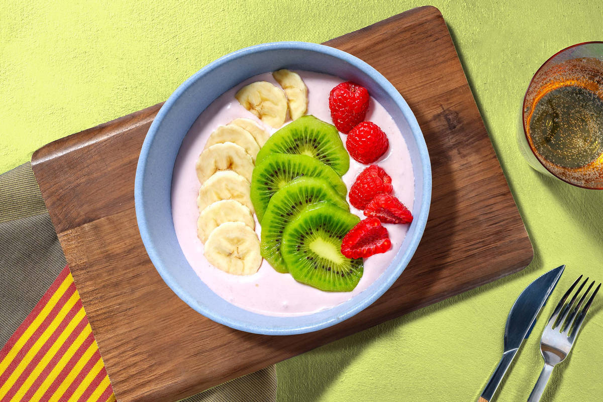 Roze smoothiebowl