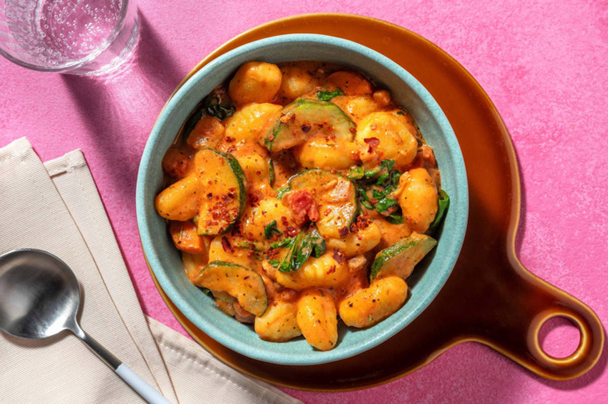 Gnocchi mit extra Lachsfilet