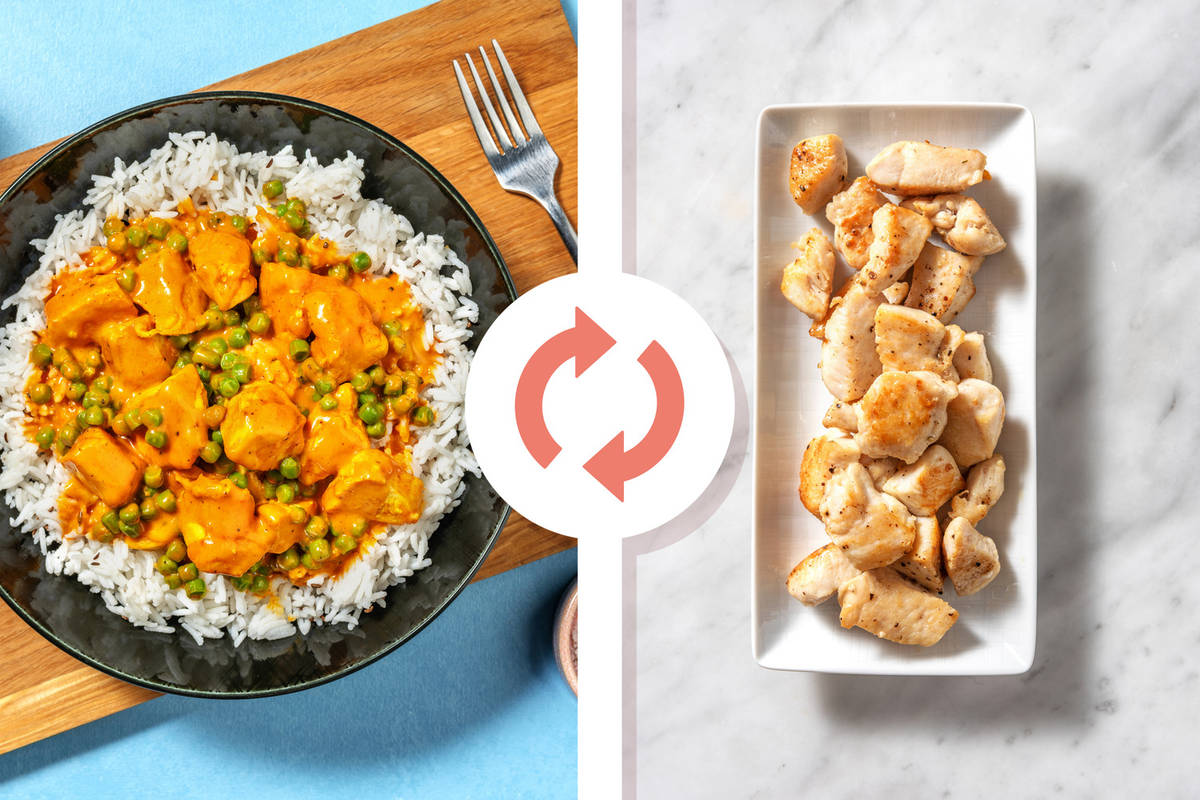 Mango and Coconut Diced Chicken Breast Curry 